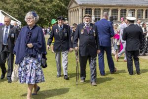Veterans arrived heading directly for the afternoon tea marquees to avoid any queues for sandwiches captured by event photographer Jeff Gilbert