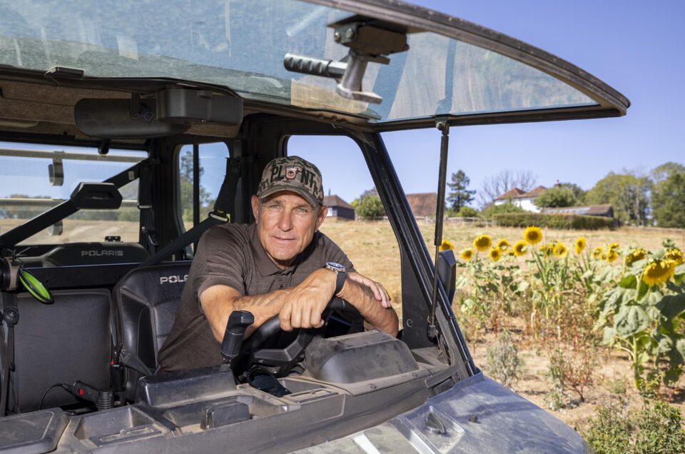 Portrait of  English actor and 'Crazy Gang' tough guy Vinnie Jones